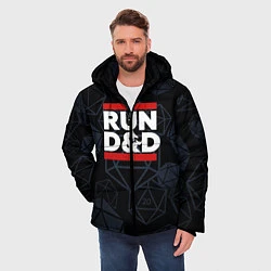Куртка зимняя мужская Подземелья и драконы dnd, цвет: 3D-черный — фото 2