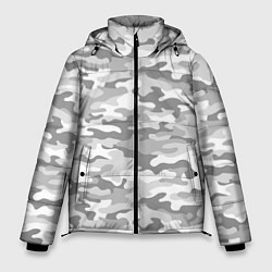 Куртка зимняя мужская Камуфляж серый, цвет: 3D-светло-серый