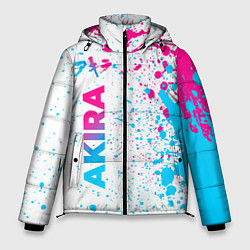 Куртка зимняя мужская Akira neon gradient style: по-вертикали, цвет: 3D-черный