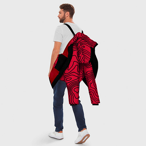Мужская зимняя куртка T1 форма red / 3D-Красный – фото 5