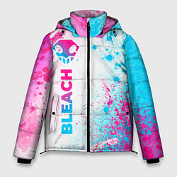 Мужская зимняя куртка Bleach neon gradient style: по-вертикали