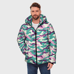 Куртка зимняя мужская Камуфляж модный, цвет: 3D-красный — фото 2