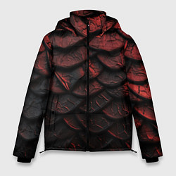 Куртка зимняя мужская Объемная текстура из темных плит, цвет: 3D-светло-серый