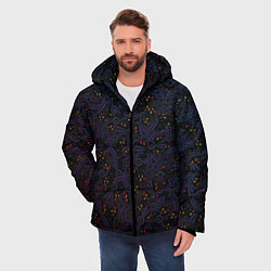 Куртка зимняя мужская Мегагалактика, цвет: 3D-черный — фото 2