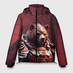 Куртка зимняя мужская Бронированный медведь, цвет: 3D-светло-серый