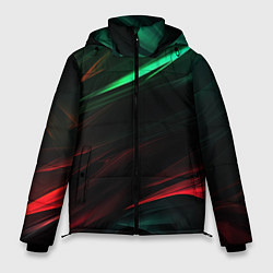 Мужская зимняя куртка Dark red and green