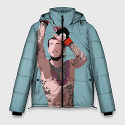 Куртка зимняя мужская Suga sean omelly, цвет: 3D-красный