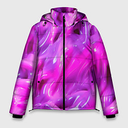 Куртка зимняя мужская Розовая слизь, цвет: 3D-черный