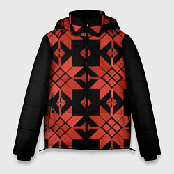 Куртка зимняя мужская Удмуртский - вертикаль black, цвет: 3D-светло-серый
