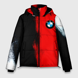 Куртка зимняя мужская Bmw sport colors, цвет: 3D-светло-серый