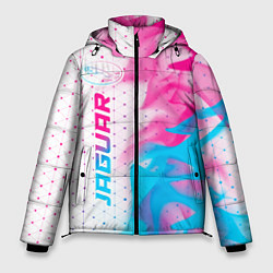 Куртка зимняя мужская Jaguar neon gradient style: по-вертикали, цвет: 3D-черный