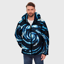 Куртка зимняя мужская The Whirlpool dream, цвет: 3D-черный — фото 2