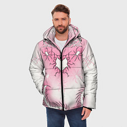 Куртка зимняя мужская Сердце сколопендры, цвет: 3D-светло-серый — фото 2