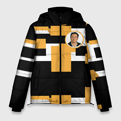 Куртка зимняя мужская Илон идея, цвет: 3D-черный