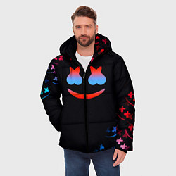 Куртка зимняя мужская Маршмеллоу неон, цвет: 3D-красный — фото 2