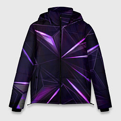Куртка зимняя мужская Фиолетовый хрусталь, цвет: 3D-черный