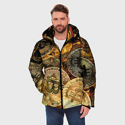 Куртка зимняя мужская Золото цифровой эры, цвет: 3D-светло-серый — фото 2