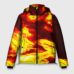 Куртка зимняя мужская Огненное безумие, цвет: 3D-красный