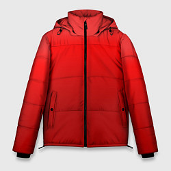 Куртка зимняя мужская Кроваво-красный градиент, цвет: 3D-черный