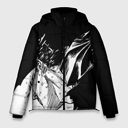 Куртка зимняя мужская Берсерк Гатс в чёрных доспехах, цвет: 3D-светло-серый