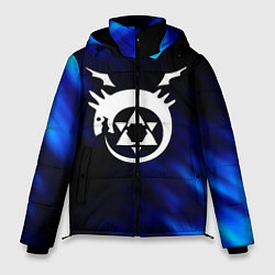 Куртка зимняя мужская Fullmetal Alchemist soul, цвет: 3D-светло-серый