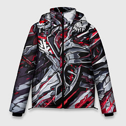 Куртка зимняя мужская Адский рыцарь, цвет: 3D-светло-серый