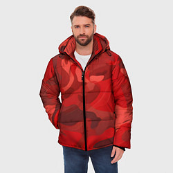 Куртка зимняя мужская Красный камуфляж крупный, цвет: 3D-светло-серый — фото 2