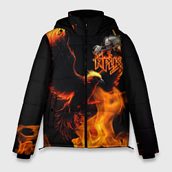 Куртка зимняя мужская Феникс ария, цвет: 3D-черный