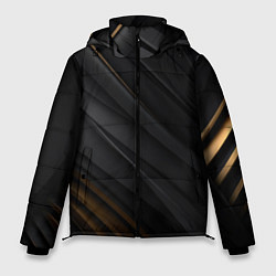 Куртка зимняя мужская Gold luxury black, цвет: 3D-красный