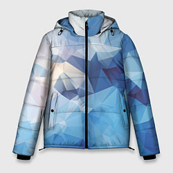 Мужская зимняя куртка Абстрактная текстура многоугольника