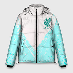 Куртка зимняя мужская Liverpool logo texture fc, цвет: 3D-красный