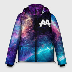 Куртка зимняя мужская Asking Alexandria space rock, цвет: 3D-черный