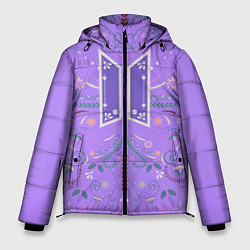 Мужская зимняя куртка BTS - ARMY Цветочный принт