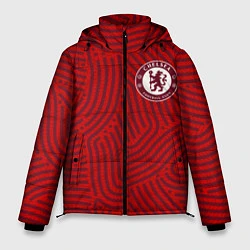 Куртка зимняя мужская Chelsea отпечатки, цвет: 3D-красный