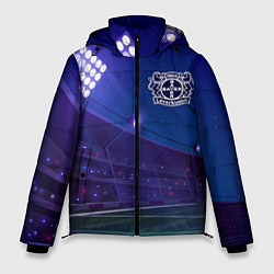 Куртка зимняя мужская Bayer 04 ночное поле, цвет: 3D-черный