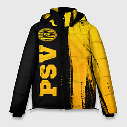 Куртка зимняя мужская PSV - gold gradient по-вертикали, цвет: 3D-черный