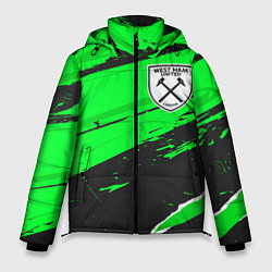 Куртка зимняя мужская West Ham sport green, цвет: 3D-черный