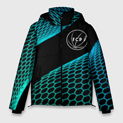 Куртка зимняя мужская Porto football net, цвет: 3D-черный