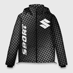 Куртка зимняя мужская Suzuki sport carbon, цвет: 3D-черный