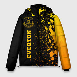 Мужская зимняя куртка Everton - gold gradient по-вертикали