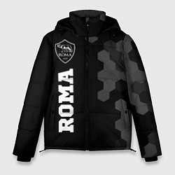 Куртка зимняя мужская Roma sport на темном фоне по-вертикали, цвет: 3D-черный