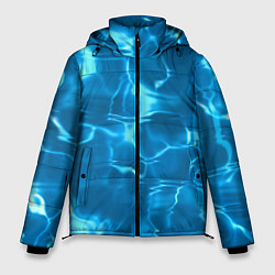 Куртка зимняя мужская Водная гладь текстура, цвет: 3D-светло-серый