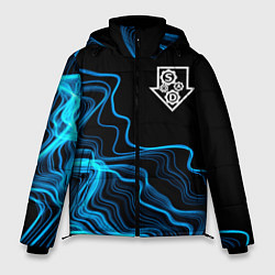 Куртка зимняя мужская System of a Down sound wave, цвет: 3D-черный