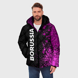 Куртка зимняя мужская Borussia pro football по-вертикали, цвет: 3D-черный — фото 2