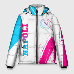 Мужская зимняя куртка Napoli neon gradient style вертикально