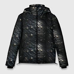 Куртка зимняя мужская Темная текстурная броня, цвет: 3D-красный