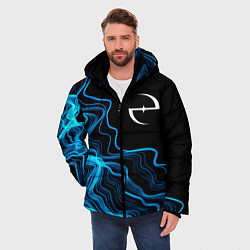 Куртка зимняя мужская Evanescence sound wave, цвет: 3D-черный — фото 2