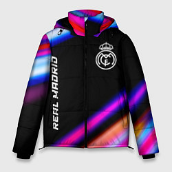 Куртка зимняя мужская Real Madrid speed game lights, цвет: 3D-черный