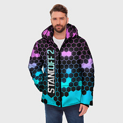Куртка зимняя мужская Hexagon - Standoff 2, цвет: 3D-черный — фото 2