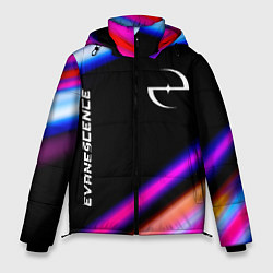 Куртка зимняя мужская Evanescence neon rock lights, цвет: 3D-черный